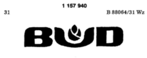 BUD Logo (DPMA, 21.08.1989)