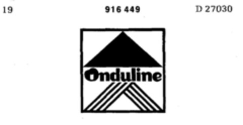 Onduline Logo (DPMA, 06.09.1972)