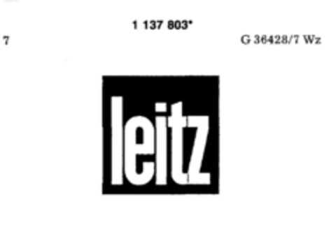 leitz Logo (DPMA, 16.02.1989)