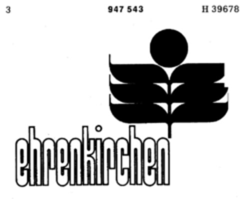 ehrenkirchen Logo (DPMA, 27.07.1974)