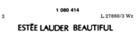 ESTEE LAUDER BEAUTIFUL Logo (DPMA, 09.01.1985)