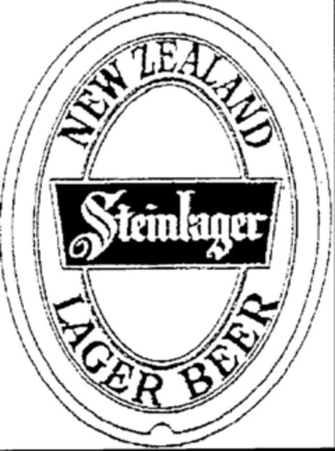 Steinlager NEW ZEALAND LAGER BEER Logo (DPMA, 12.07.1991)