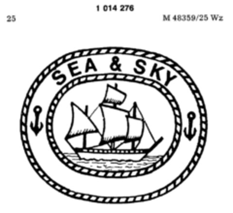 SEA & SKY Logo (DPMA, 06/06/1980)