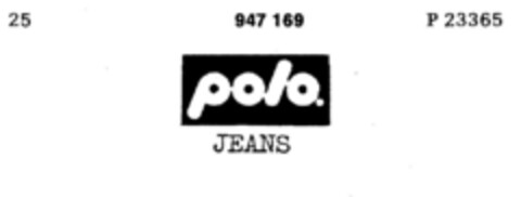 polo. JEANS Logo (DPMA, 18.11.1975)