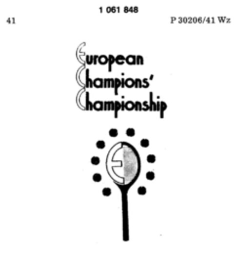 European Champions` Championship Logo (DPMA, 04/12/1983)