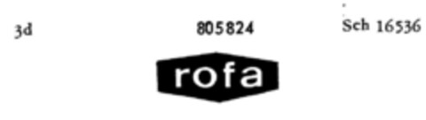 rofa Logo (DPMA, 28.03.1964)