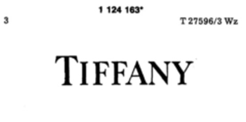 TIFFANY Logo (DPMA, 05/07/1988)