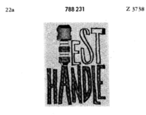 TEST HANDLE Logo (DPMA, 11.04.1963)