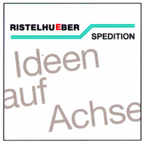 RISTELHUEBER SPEDITION Ideen auf Achse Logo (DPMA, 04.04.2000)