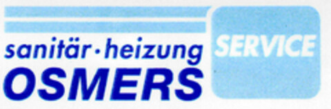 sanitär-heizung SERVICE OSMERS Logo (DPMA, 05/10/2001)