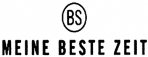 BS MEINE BESTE ZEIT Logo (DPMA, 05/24/2011)