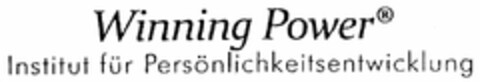 Winning Power Institut für Persönlichkeitsentwicklung Logo (DPMA, 28.05.2013)