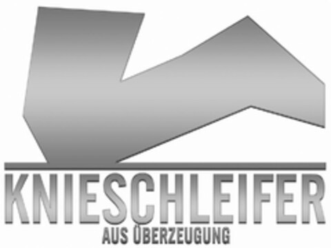 KNIESCHLEIFER AUS ÜBERZEUGUNG Logo (DPMA, 30.09.2014)