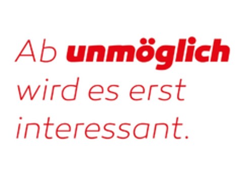 Ab unmöglich wird es erst interessant. Logo (DPMA, 18.07.2017)