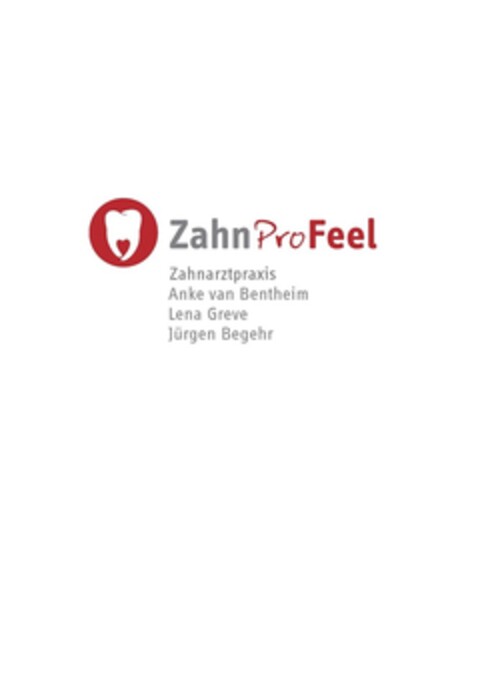 ZahnProFeel Logo (DPMA, 08.05.2018)