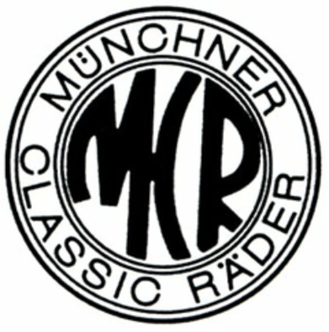 MCR MÜNCHNER CLASSIC RÄDER Logo (DPMA, 17.10.2003)