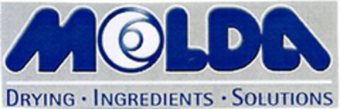 MOLDA DRYING · INGREDIENTS · SOLUTIONS Logo (DPMA, 20.12.2003)