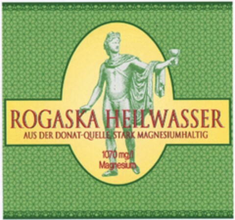 ROGASKA HEILWASSER AUS DER DONAT-QUELLE STARK MAGNESIUMHALTIG Logo (DPMA, 02.06.2005)