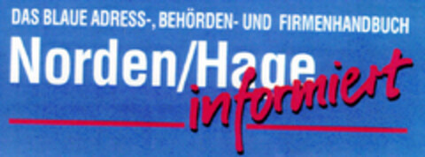 Norden/Hage informiert Logo (DPMA, 09.06.1995)