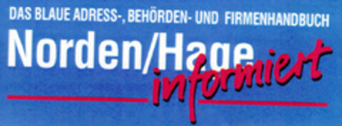 Norden/Hage informiert Logo (DPMA, 06/09/1995)