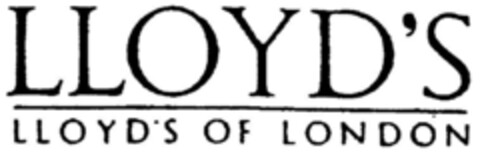 LLOYD'S LLOYD'S OF LONDON Logo (DPMA, 12.12.1995)