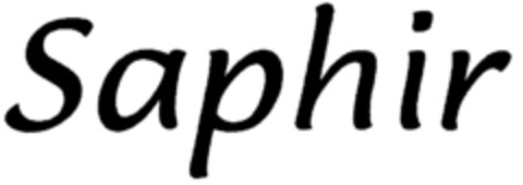 Saphir Logo (DPMA, 23.12.1997)