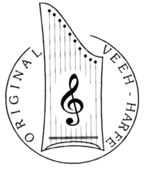 ORIGINAL VEEH-HARFE Logo (DPMA, 09.03.1998)
