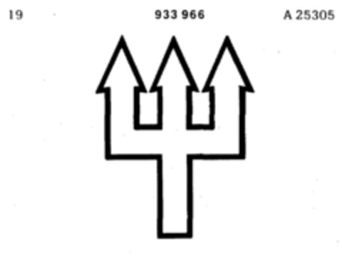 933966 Logo (DPMA, 09/25/1973)