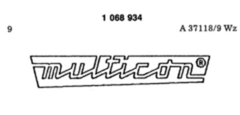 multicon Logo (DPMA, 27.05.1983)