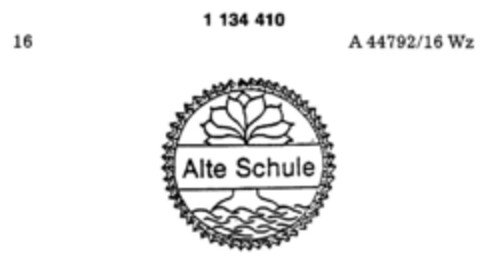 Alte Schule Logo (DPMA, 22.06.1988)