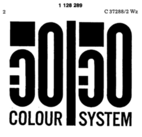 50/50 COLOUR SYSTEM Logo (DPMA, 01.02.1988)