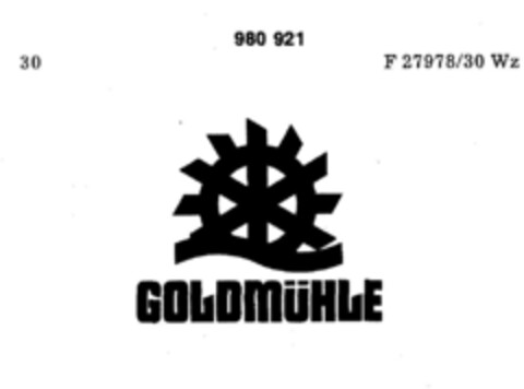 GOLDMÜHLE Logo (DPMA, 15.04.1978)