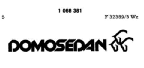 DOMOSEDAN Logo (DPMA, 22.12.1983)