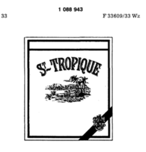 ST. TROPIQUE Logo (DPMA, 15.05.1985)