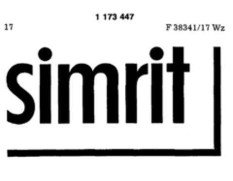simrit Logo (DPMA, 17.02.1990)