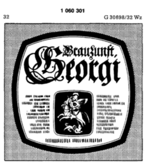 Brauzunft Georgi Logo (DPMA, 08/06/1983)