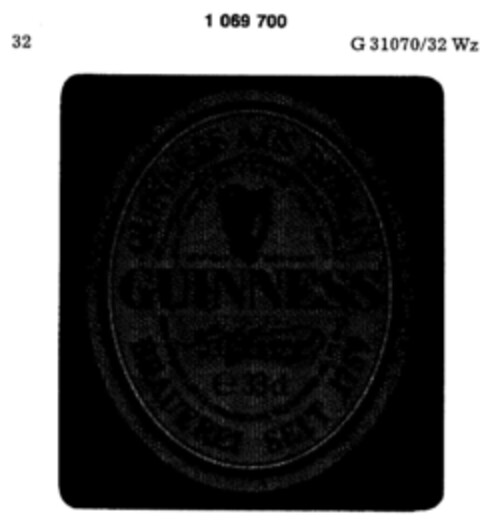 GUINNESS Logo (DPMA, 01/16/1984)