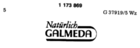 Natürlich GALMEDA Logo (DPMA, 04/07/1990)