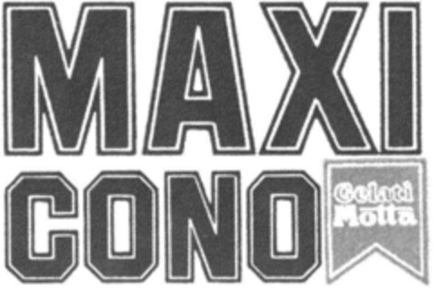 MAXI CONO Gelati Motta Logo (DPMA, 28.07.1986)