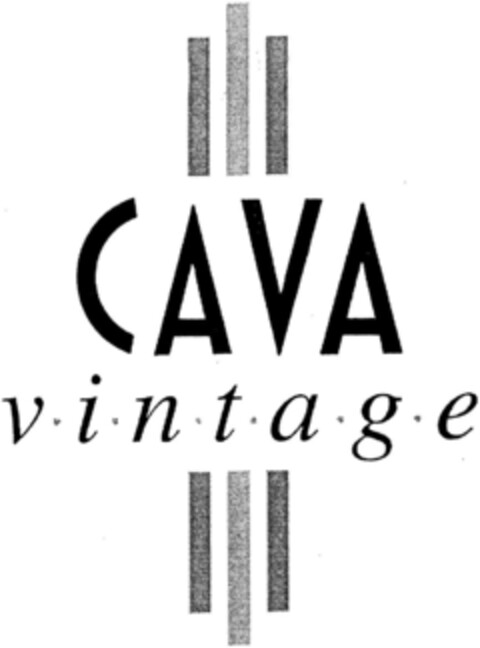 CAVA v·i·n·t·a·g·e Logo (DPMA, 07.10.1992)