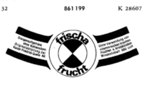 frischa frucht Logo (DPMA, 18.05.1968)