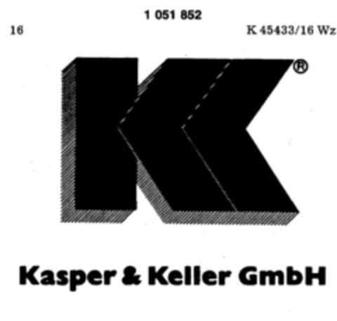K Kasper & Keller GmbH Logo (DPMA, 04.02.1983)