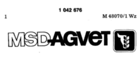 MSD-AGVET Logo (DPMA, 11.03.1980)