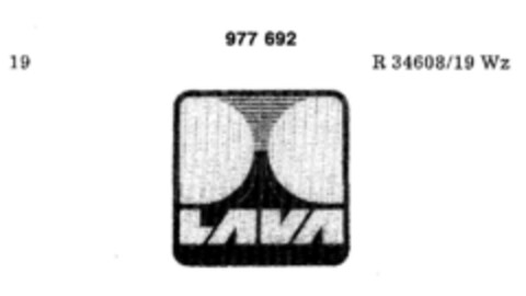 LAVA Logo (DPMA, 14.11.1977)