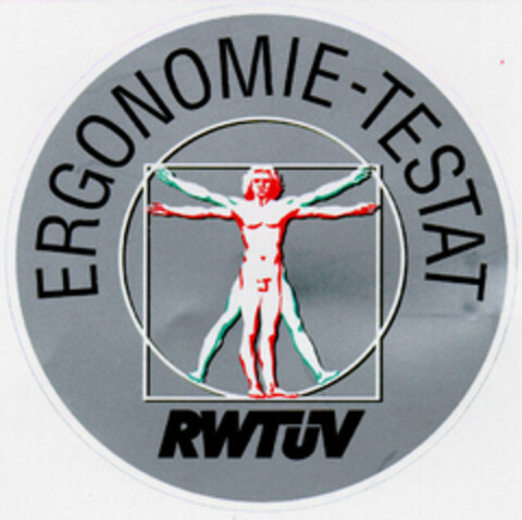 ERGONOMIE-TESTAT RWTÜV Logo (DPMA, 13.10.1990)