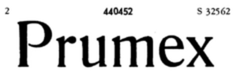 Prumex Logo (DPMA, 16.09.1931)