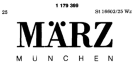 MÄRZ MÜNCHEN Logo (DPMA, 08.02.1990)