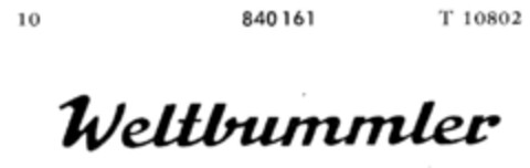 Weltbummler Logo (DPMA, 15.10.1965)