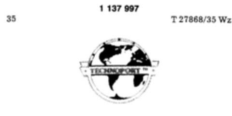 TECHNOPORT TM Logo (DPMA, 22.07.1988)