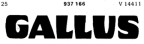 GALLUS Logo (DPMA, 04.09.1974)